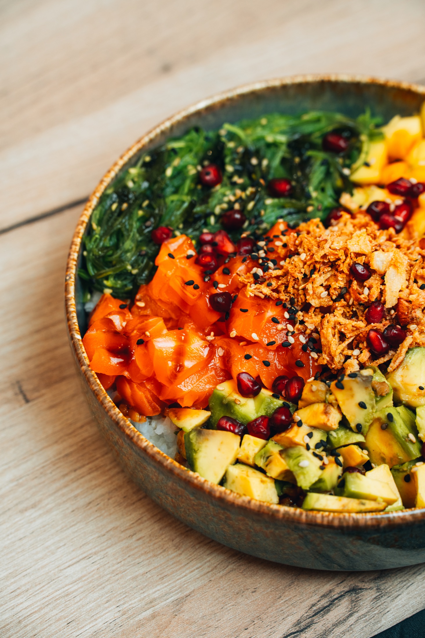 Poke bowl saumon
