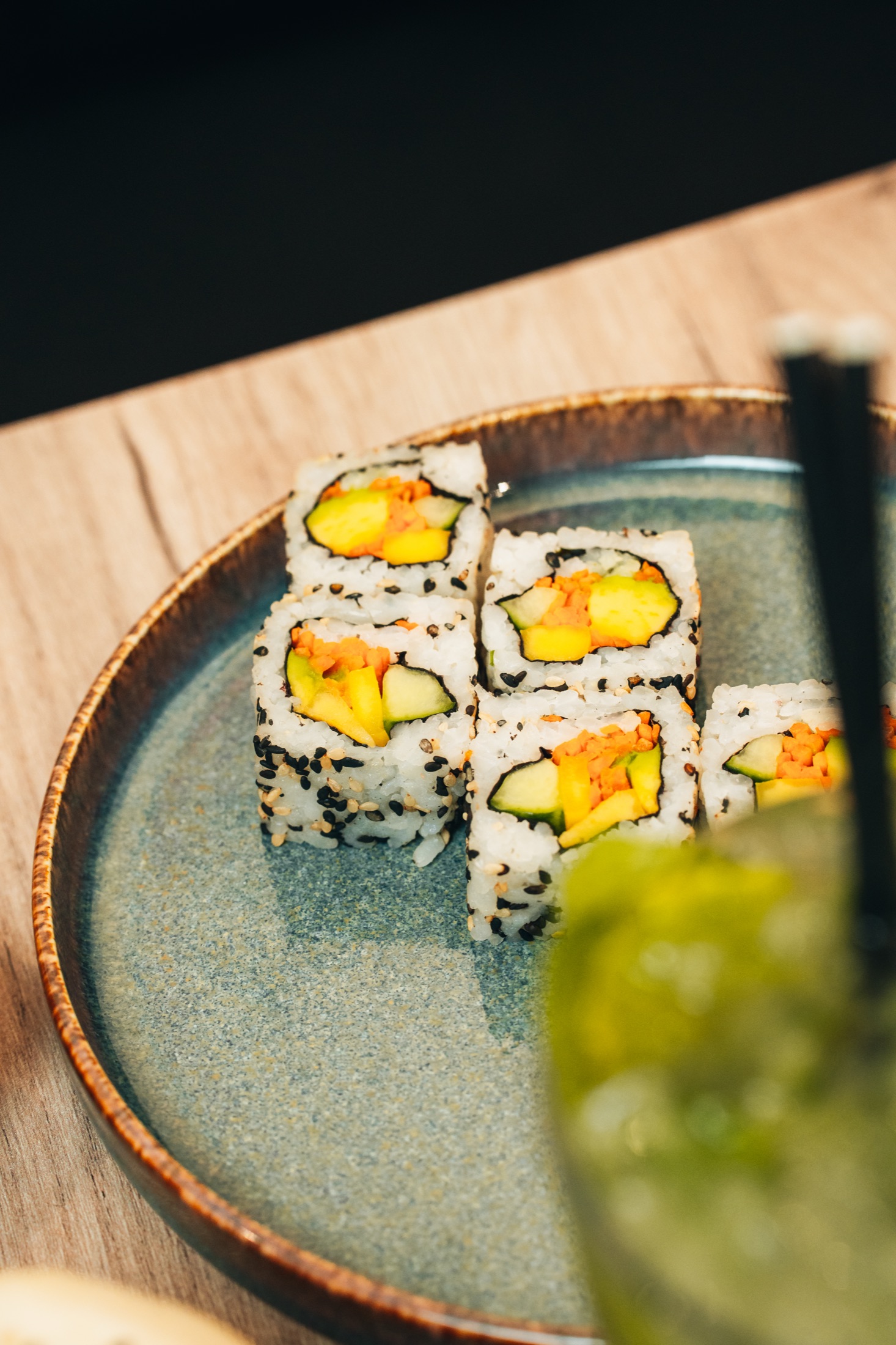 Rolls sur feuille de bananier